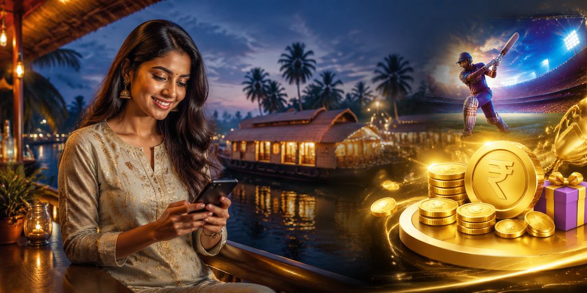 Cricket betting on mobile with seamless payments in Kerala backwaters region